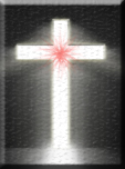 Blood stained cross of Christ